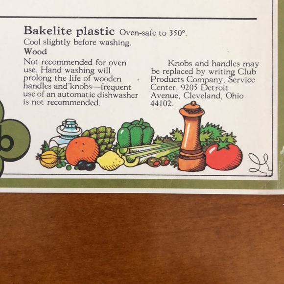 CLUB ALUMINUM CONSUMER RELATIONS DEPT LAMINATED CARE AND CLEANING CHART 1960’s - Picture 2 of 15